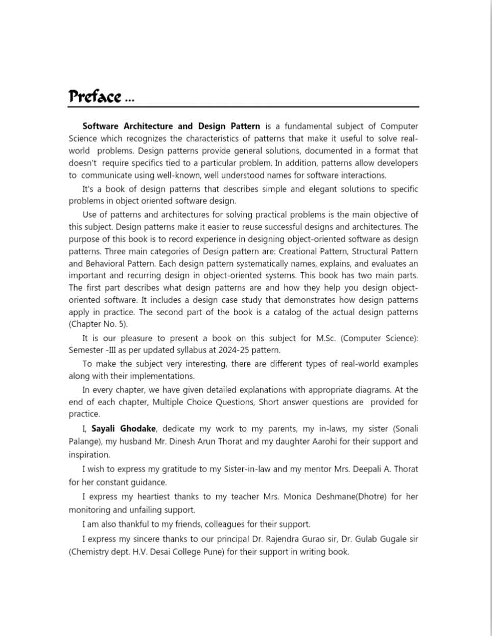 Software Architecture and Design Pattern Preface Image 1